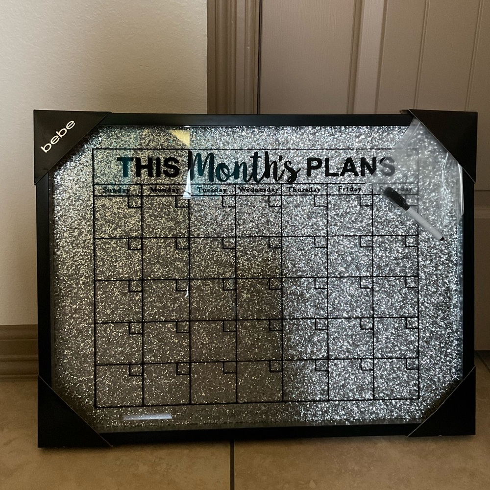 Bebe Monthly Dry Erase Calendar